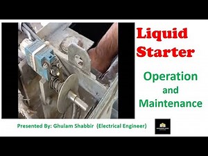Liquid Starter for Slip Ring Motor | Working Principle | Rotor Rheostat Starter | Maintenance