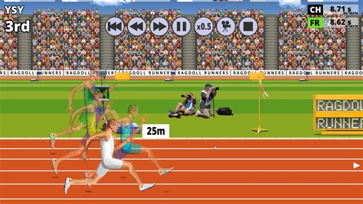 [Ragdoll Runners]100米8.70刷新个人最好成绩，世界第42名，后程小失误