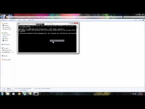 TUTORIAL for signing an .apk file using SignAPK[HD]
