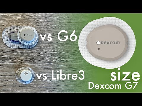 Dexcom G7 size vs G6 and Libre 3 [Day 5/7]