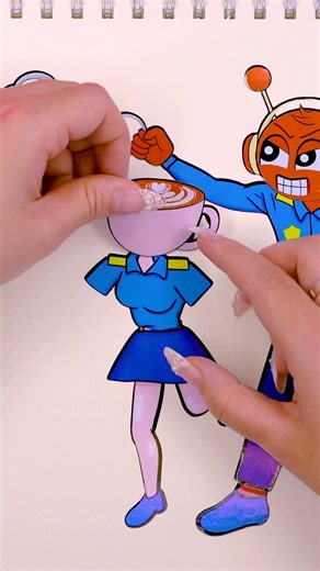 BRAINROT Prisoner Tung Tung Sahur Runs Away 😱 | Sticker Book ASMR #shorts