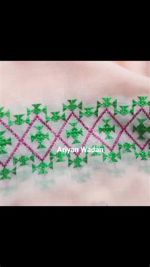 Intricate Embroidered Fabric Patterns Close-Up Showcase