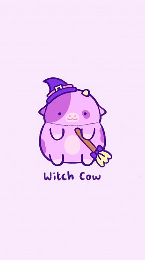 4.3K views · 57 reactions | What should be next? 慄‍♀️ #cows #halloween #drawings #procreate #digitalillustration #kawaii #kawaiiart #witch #cow | Shopzoki | Facebook