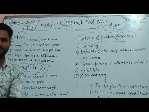 Introduction of Research problem| 3rd year bsc nursing| #researchproblem #nursingnotes