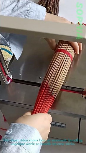 Automatic Bundling Machine for Incense Sticks | Manufacturing Process