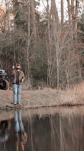 Only thing I was inspired to do was change my string!!! 🤣🤣🤣🤣 #fish #fishing #bass #bassfishing #inspiration #inspirationalquotes #video #pond #pop #funny #haha | Hunter Marcel