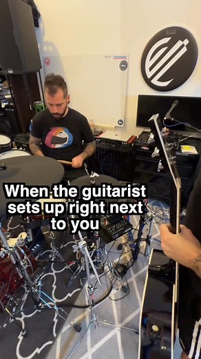 There’s a whole stage and he wants to set up right next to the drums #drums #everythingwitheric #ericlovley | Everything With Eric