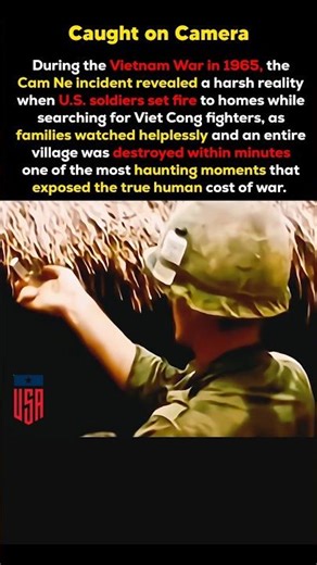 US Army 🪖 The Cam Ne Incident That Shocked the World (1965) #shorts #usa