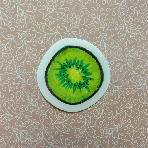 Kiwi Sticker | Kiwi, Illustration, Cute, Funky, Water Bottle Sticker, Stationary, Diva, Dance, VSCO, Green, Food, Hand Drawn - Etsy