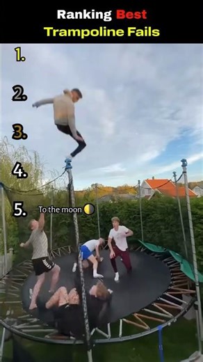 Ranking Best Trampoline Fails 😂😲