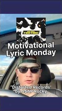 A$AP Rocky - Distorted Records | MOTIVATIONAL LYRIC MONDAY | #asaprocky #asap #asapmob #comedy