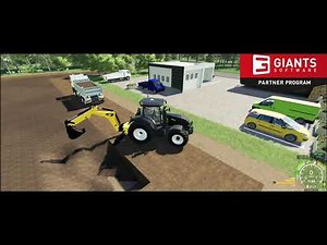 FS19 - Mining & Construction Economy - Backhoe for Tractors and New Mining map