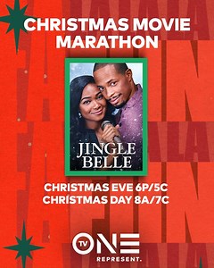 It's the most wonderful time of the year and we want you to spend it with TV One! ✨ Catch our 2-day holiday movie marathon on Christmas Eve and Christmas, starting at 6a/5c. | TV One