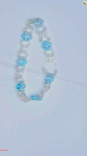 3.4K views · 64 reactions | DIY Blue Bead Bracelet  | Wedding Decoration Ideas | Facebook