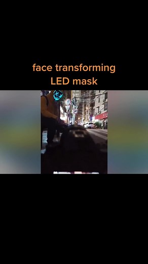 face transforming LED mask#ledmask