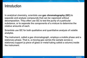 Webinar on Gas Chromatography