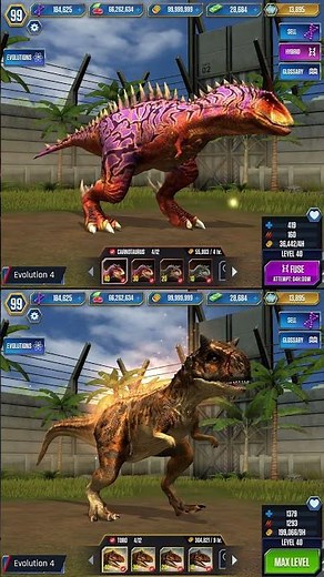 TORO VS CARNOTAURUS | Jurassic World The Game