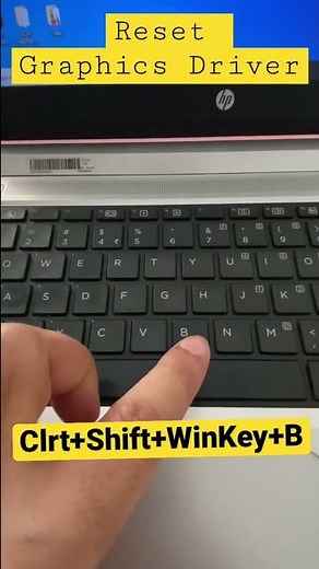 Screen Freeze | Laptop Screen Freeze or Stuck | Reset Graphics Driver