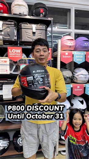 2.3K views · 22 reactions | Avail na ng LS2 Strobe II Modular Helmet dito sa Helmet Boy Teresa‼️ May less ₱800 Discount pa ngayong October Promo‼️ Available Colors: Matte Black, Pearl Gray and Gloss White‼️ #AvailNaDitoSaHelmetBoy #helmetshop #LS2Helmets #ModularHelmet #AffordableHelmet | Helmet Boy | Facebook