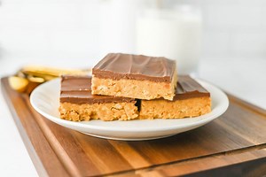 How to make the BEST No Bake Peanut Butter Bars