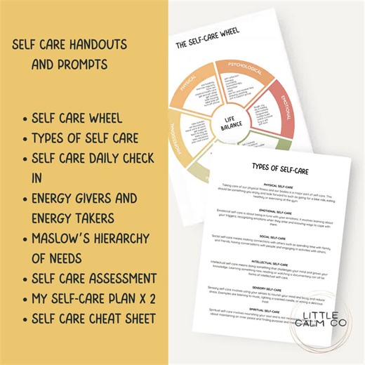 Self-care Plan Therapy | Self Care Worksheets Printable | Self Care Wheel | Journal Prompts | Teen Self Care - Etsy Canada