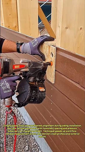 Smart Spacer Trick For Perfectly Straight Siding Installation