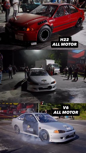 4.1K views · 314 reactions | All Motor H22 Civic EG vs All Motor V6 Mirage. From the FWD No Prep in PR. Full video on YouTube #fwdshootout #honda #civic #k20 #k24 #kseries #bseries #turbo #allmotor #nitrous #nitro #streetracing #eg #eghatch #streetrace #hondacivic #cashdays #vtec #mitsubishi #mirage #v6 #6g72 #mivec | C.F.Racing | Facebook