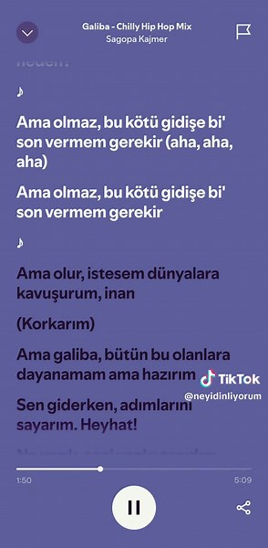 Sagopa Kajmer: Galiba Mix ve Şarkı Sözleri