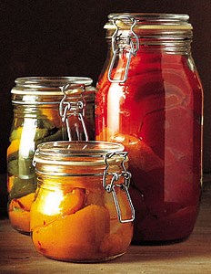 Conserve de poivrons grillés au vinaigre pour 4 personnes - Recettes - Elle à Table