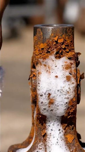 Rust Removal on Steel Joint