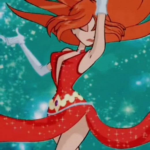 Winx Club Bloom Red Dress Outfits
