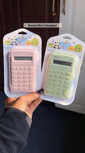 Cutest Mini Pastel Calculator 🌷✨🎀#stationery #stationary #aesthetic #stationarycollection #kawaii