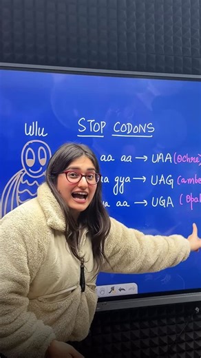 Dr. Aarushi Tuli on Instagram: "Stop codons genetics. Class 12th #cbse #biology #genetics #exam #class12"