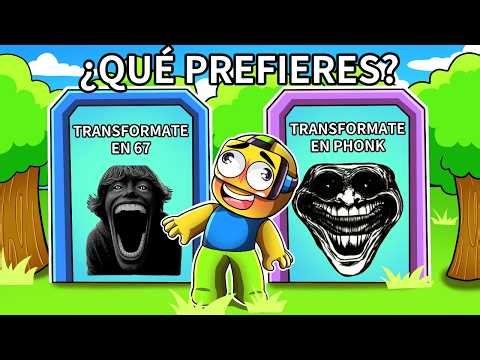 WHAT DO YOU PREFER? BUT IT BECOMES REALITY WITH MEMES 😂 in Roblox