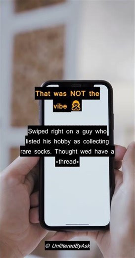 Dating App Fails: Sock Collector Surprise 😂