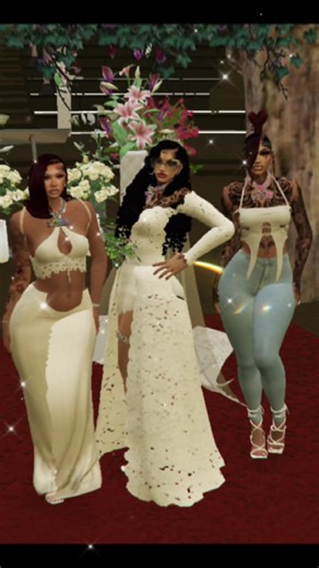 Me and the girlies slayed for my wedding!! #wedding #roleplay #gta