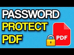 How to Password Protect Your PDF File (2025)