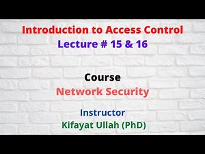 Introduction to Access Control