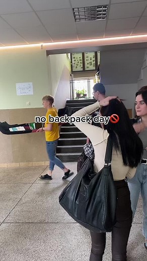 No Backpack Day: Creative Student Interactions