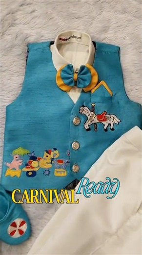 Baby Boy First Birthday Waistcoat Set 5 Piece Blue