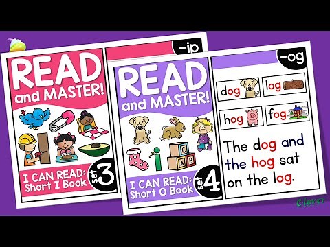Read and Master Phonics | Set 3 and 4 (PDF book included) | I can read