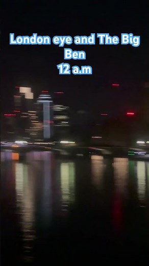 The Big Ben ringing in London at midnight #2024