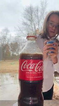 Doing the Coca-Cola challenge #trending