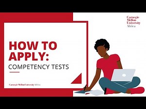 How To Apply: Competency Tests