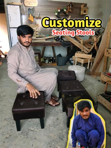 Handmade Wooden Stools: Unique Seating Designs