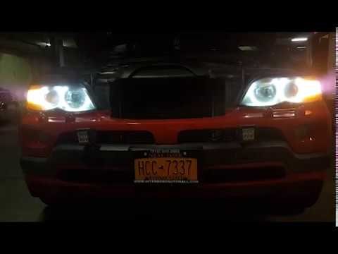 E53 2005 BMW X5 ANGEL EYE HALO BULB INSTALL DIY WeissLicht LED Halo Upgrade Kit - Install
