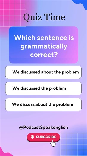 .Which sentence is grammatically correct? #englishlessons #englishlessons #englishlanguage