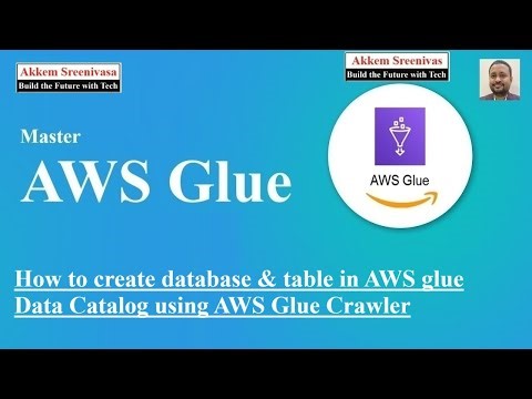 Master AWS Glue Part 6, how to create database & table in aws glue data catalog using aws glue craw