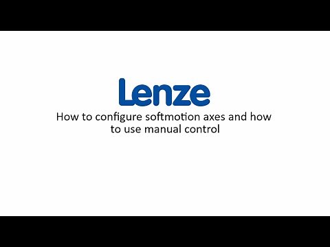 Lenze PLC Designer with i700/i750 (4): How to configure SoftMotion axes & how to use manual control?