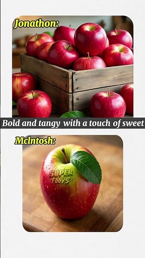 Different Types of Red Apples & Their Flavors #shorts